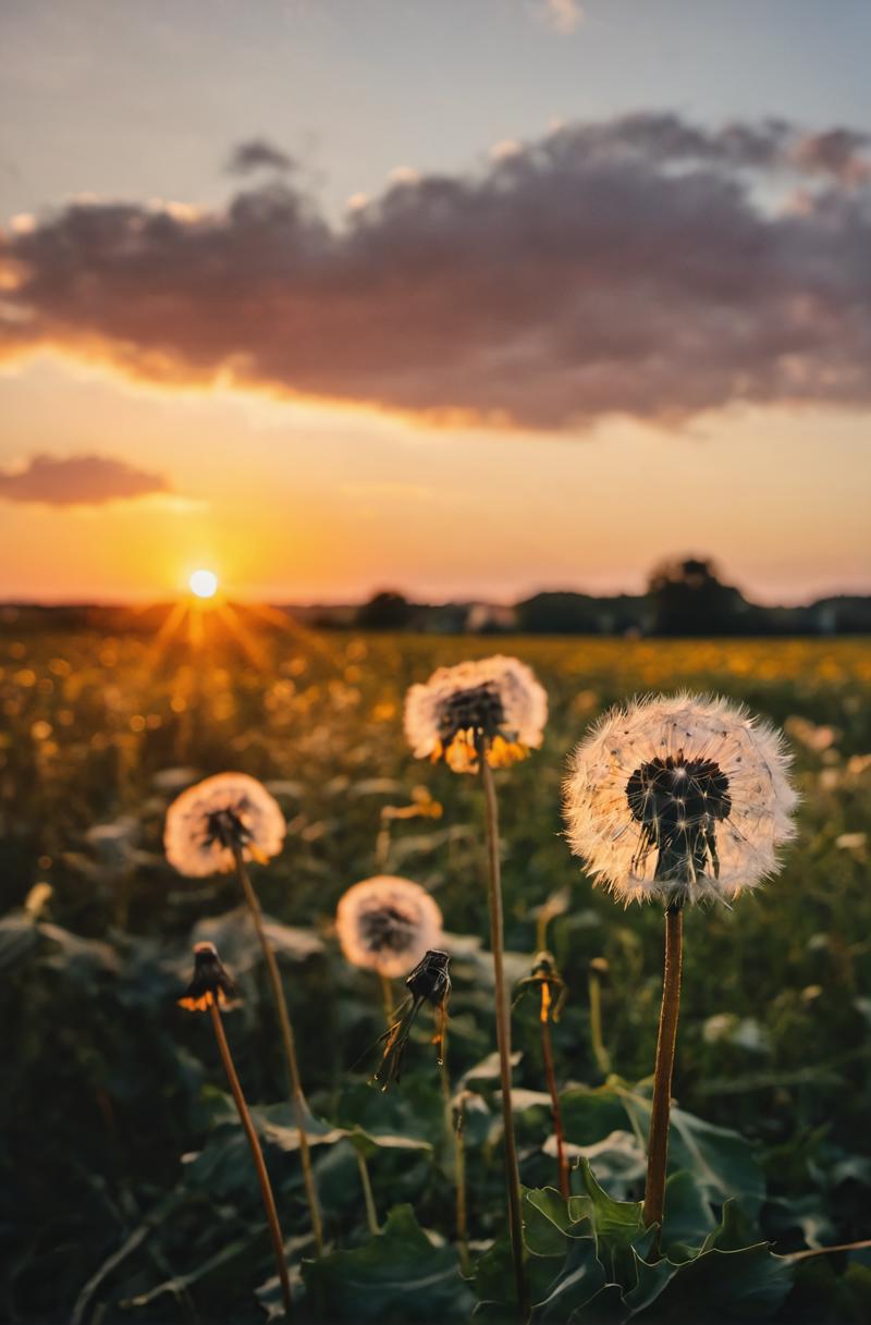 00235-dandelions and a glorious sunset, by photographer Lee Jeffries nikon d850 film stock photograph 4 kodak portra 400 camera f1.6 l.png